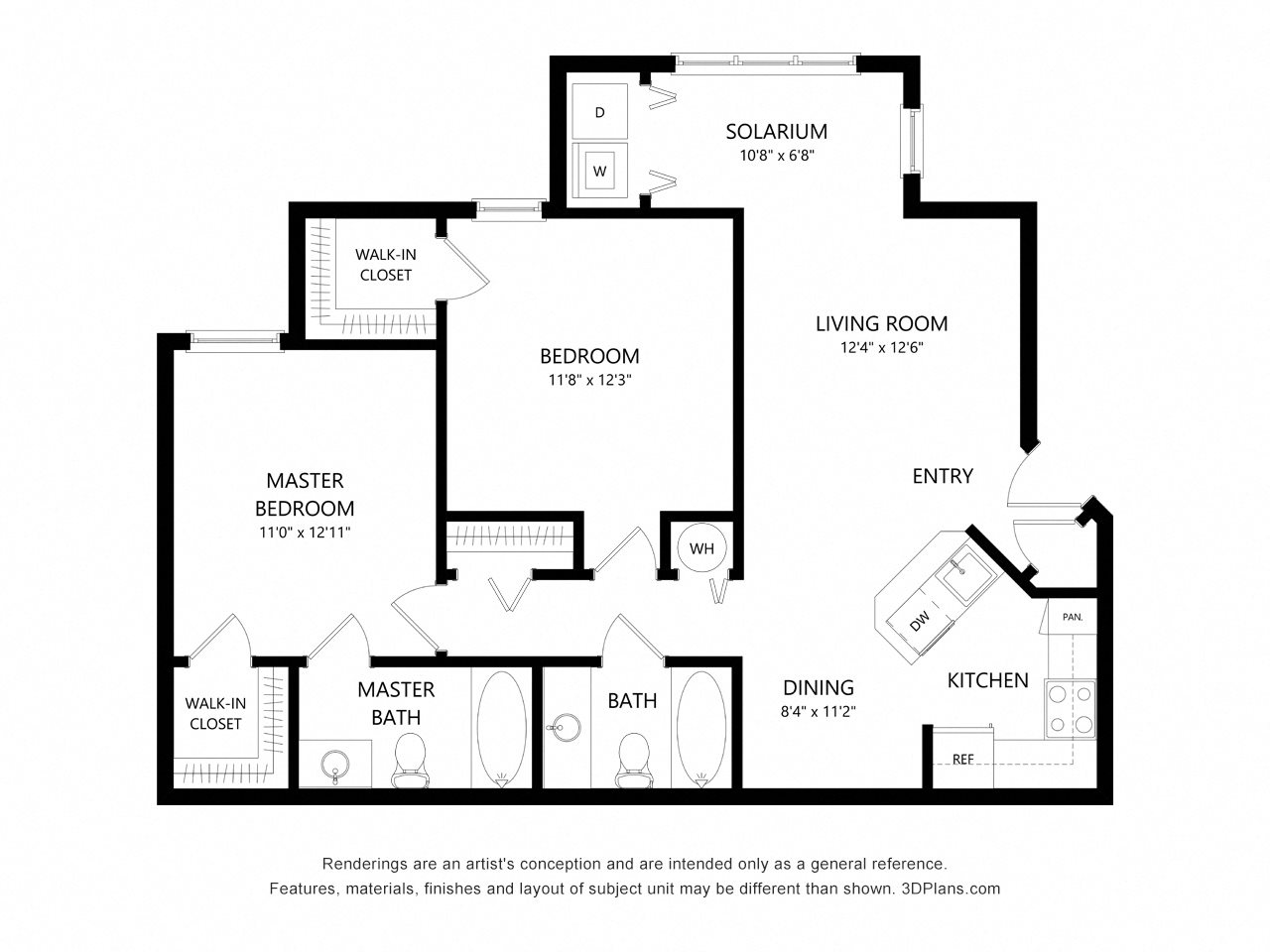 2 Bedroom Floor Plan 2 Bedroom Floor Plan